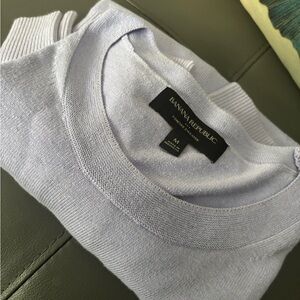 Banana Republic Men's Lavender Crewneck Sweater